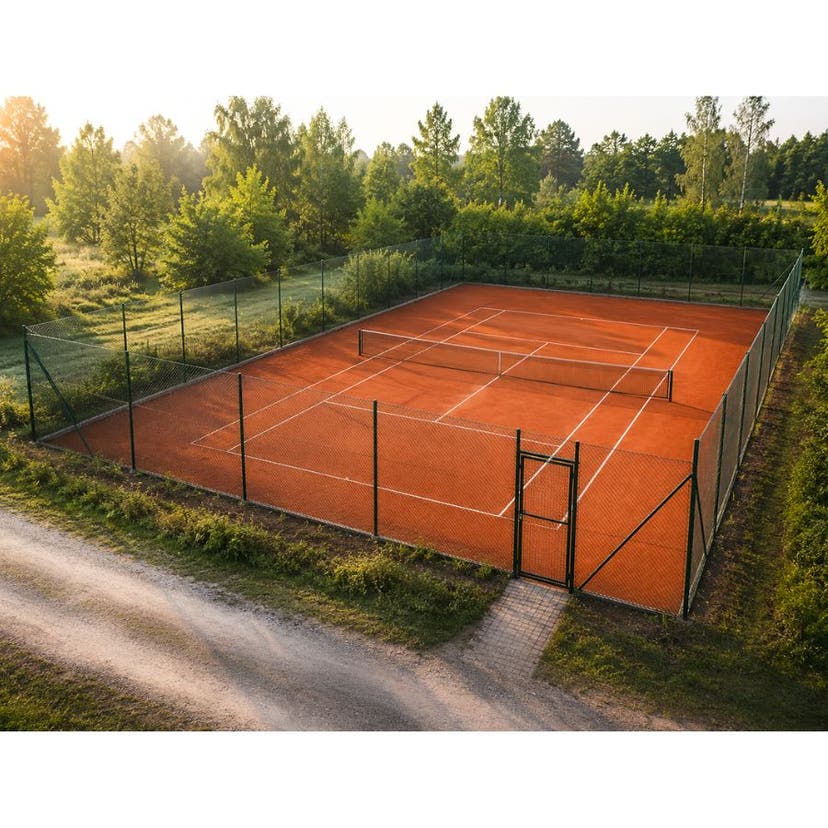 Tennisbana komplett stängselpaket