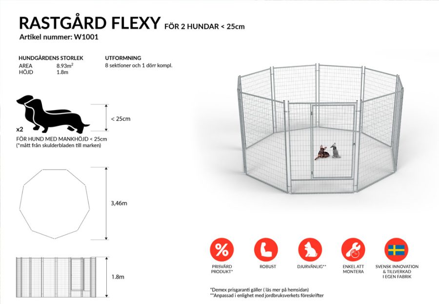 hundgård flexy