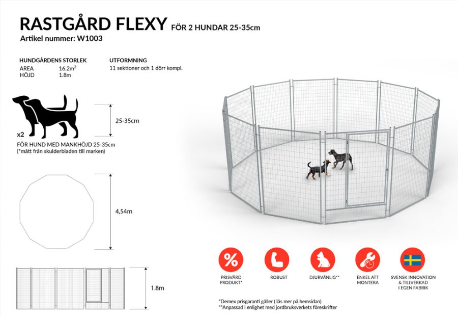 hundgård flexy