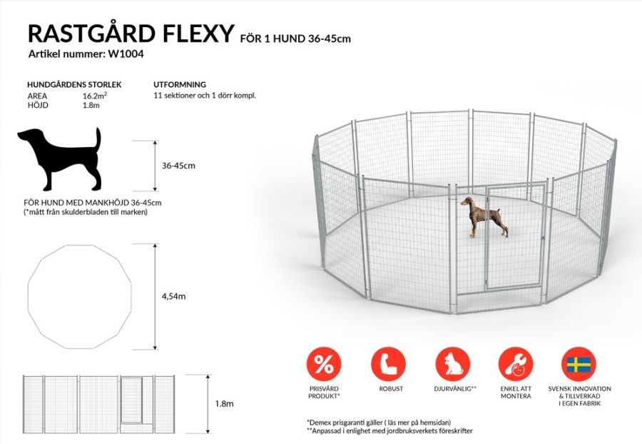 hundgård flexy