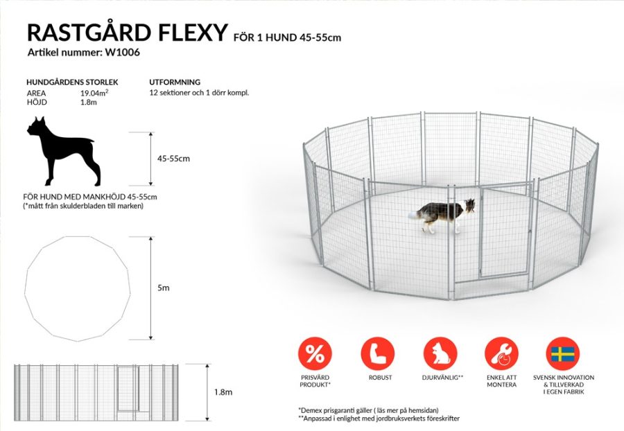 hundgård flexy