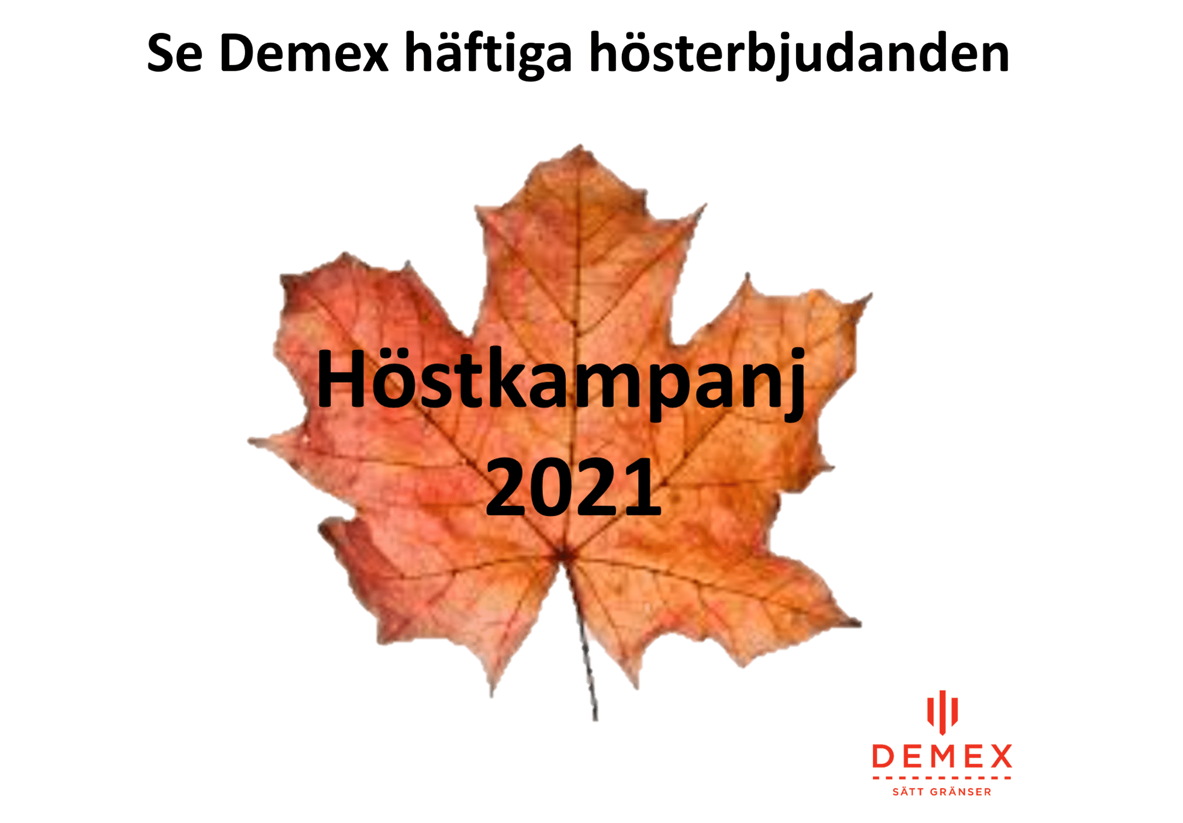 Se Demex Häftiga Hösterbjudanden