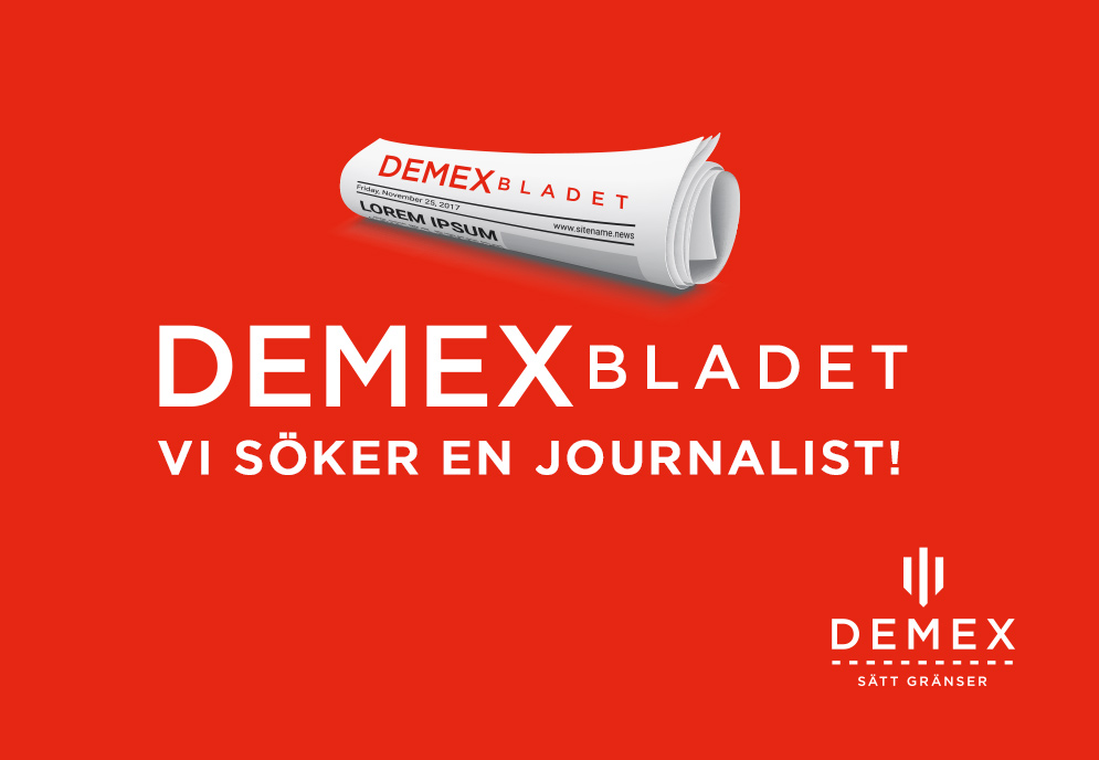 Demex söker en Journalist