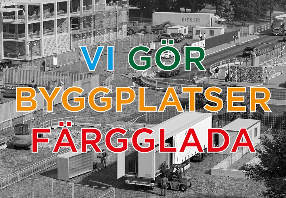 vi gör byggplatser färgglada